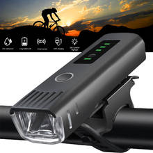 Farol dianteiro bike, luz de segurança indução inteligente recarregável por usb, farol dianteiro com lâmpada de led para bicicleta, acessórios de ciclismo 2024 - compre barato