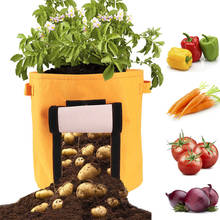 Thicken Vegetable Pot Planting Grow Bag Potato Grow Container Bag DIY Planter PE Cloth Planting Vegetable Gardening Plant Bag 2024 - buy cheap