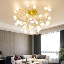 Candelabro de techo LED de estilo nórdico moderno, iluminación creativa para comedor, dormitorio, accesorios de iluminación para el hogar, Envío Gratis 2024 - compra barato