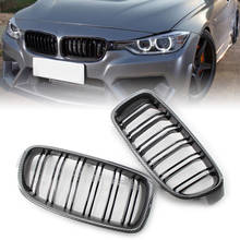 1Pair Car Front Grille M3 Style Dual Slat Grill For BMW 3 Series F30 F31 318i 320i 328i 2012 2013 2014 2015 2016 2017 2018 ABS 2024 - buy cheap