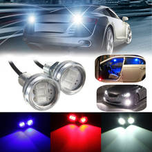 2pcs White Blue Eagle Eye 3 SMD 5630 LED Car DRL Daytime Running Driving Signal Light Bulb 12V 2024 - buy cheap