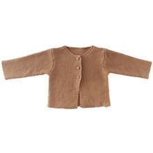 2022 Autumn Infant Cotton Baby Boy Cardigan Jacket Baby Girl Coat 3 6 9 12 18 24 Month Toddler Baby Clothes OBS204040 2024 - buy cheap