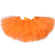 Orange Girls Tutu Skirt Fluffy Ballet Dance Skirts for Girls Children Tutu Kids Tulle Pettiskirt Birthday Party Baby Girl Skirt 2024 - buy cheap