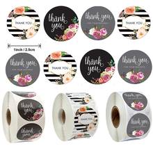 500 Pcs Creatvice Thank You Stickers Flower Wedding Envelopes Gift Box Seal Labels DIY Scrapbooking Label Stickers 2024 - buy cheap