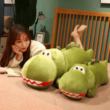 50/70/90CM Big Size Long Kawaii Dinosaur Plush Toy Soft Cartoon Animal Dinosaur Stuffed Doll Pillow for Kids Girl Birthday Gift 2024 - buy cheap