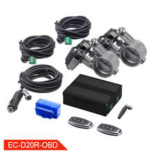 video shows 2.0&2.5&3.0inch size double electric exhaust cutout valve with remote  control and app (OBD  control) 2024 - buy cheap