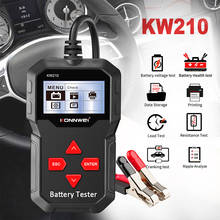 KONNWEI-probador de carga de batería de coche KW210, 12V, 100-2000 CCA, alternador automotriz profesional, analizador Digital, voltaje de forma de onda 2024 - compra barato