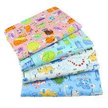 Printed Cartoon Animals Baby Cotton Upholstery Fabric by half meter forDIY Sewing Quilt Scrapbooking Tissue Needlework Material 2024 - buy cheap