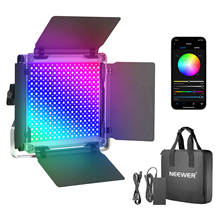 Neewer RGB LED Camera Video Light,Optional Battery with Charger Kit Photography RGB480 Light + AC adapter for YouTube Studio 2024 - buy cheap