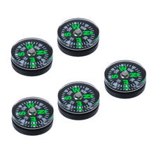 5Pcs Mini Liquid Filled Button Compasses For Outdoor Camping Hiking Survival 2024 - buy cheap