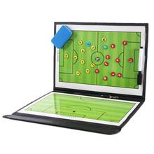 Portable Trainning Assisitant Equipments Football Soccer Tactical Board 2.5 Fold Leather Useful Teaching Board 2024 - buy cheap