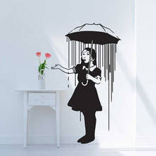 Calcomanías de Pvc de Banksy para pared, decoración del hogar para habitaciones de niños, calcomanía de pared, decoración del hogar 2024 - compra barato