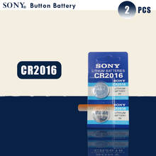SONY-pilas de botón de litio, 3V, DL2016, KCR2016, CR2016, LM2016, BR2016, alta densidad de energía, 2 uds. 2024 - compra barato