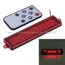 Car LED Programmable Showcase Message Sign Scrolling Display Lighting Board With Remote Control (Red Light) - intl　DC 12V 2024 - buy cheap