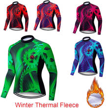 TELEYI Winter Cycling Jersey Thermal Fleece Cycling Clothing Long Sleeve Bicycle Wear Bike Clothing Invierno Maillot Ciclismo 2024 - buy cheap