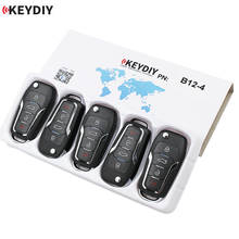 KEYDIY B12-3 B12-3+1 Remote Key B12 B Series Car key remote for KD900 KD-X2 URG200 Key Programmer 5pcs/lot 2024 - buy cheap