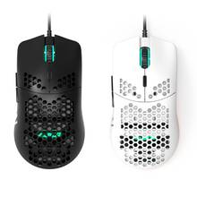 AJ390/AJ390R Lightweight Wired Mouse Hollow-out Gaming Mouce Mice 6 DPI Adjustable 7Key 2024 - buy cheap