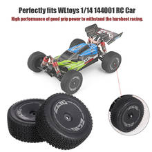 Wltoys 2 шт. задние колеса для WLtoys 1/14 144001 радиоуправляемые автомобильные шины Пластиковая Ступица колеса 1/14 радиоуправляемые автомобильные аксессуары 2024 - купить недорого