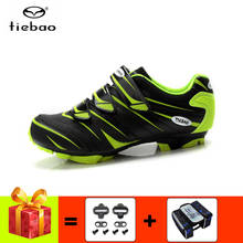 Tiebao-sapatilha ciclismo mtb, unissex, sapatos para ciclismo, respirável, antiderrapante, profissional, calçados para bicicleta 2024 - compre barato