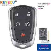 KEYECU Upgraded Smart Proximity Remote Key for Cadillac ATS XTS 2013 2014 SRX 2015 , FOB 5 Button - 315MHz - FCC ID: NBG009768T 2024 - buy cheap