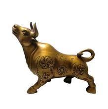 Copper Statue  Pure copper, plum blossom, money, zodiac, ox ornament handicraft 2024 - buy cheap