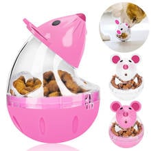 Cat Food Leak Toys Pet Feeder Toy Cat Mice Shape Tumbler Food Rolling Leakage Dispenser Bowl IQ Treat Ball Smarter Pets Toy 2024 - buy cheap