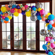 2pcs 22inch 4D Disco Helium Balloon Shiny Metallic Foil Ballon Wedding Decoration Popular Party Adult Birthday Space Party Decor 2024 - buy cheap