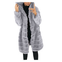 Solid Overcoat Jackets Fur Jackets Womens Faux-fur' Gilet Vest Long Sleeve Waistcoat Body Warmer Jacket Coat Outwear Casual 2024 - buy cheap