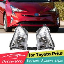 LED DRL Day Light Fog Lamp for Toyota Prius 2016 2017 2018 Daytime Running Light with Turn Signal 2024 - buy cheap