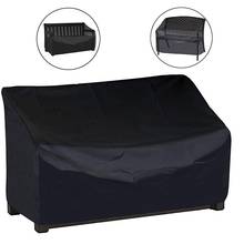 Garden Bench Dustproof Cover Waterproof Breathable Outdoor Bench Seat Cover Black Outdoor Furniture Cover UV Protection Useful 2024 - buy cheap