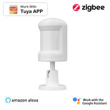 Zigbee tuya inteligente corpo humano indução infravermelha sem fio detector móvel com tripé sensor de detecção de movimento casa inteligente 2024 - compre barato