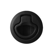 2-inch Round Black Plastic Flush Slam Latch Hatch 1/2'' Door for Marine Boat RV Caravan 2024 - buy cheap