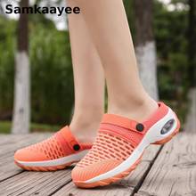 Size 35-43 Womens Sandals Summer Female Platform Wedges Clogs Garden Shoes Mujer Mesh Slippers Thick Bottom Beach Chaussure Y50 2024 - buy cheap