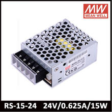 Original Mean Well RS-15-24 85-264VAC To DC 24V 0.625A 15W Single Output Switching Power Supply Meanwell Led Driver 2024 - buy cheap