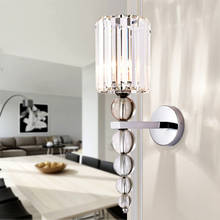 Modern Crystal Wall Lamp For Living Room Bedroom Loft Decor Nordic Bedside Wall Light Bathroom Fixtures Mirror Light Fixtures 2024 - buy cheap