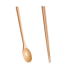 Portable Wood Tableware Wooden Cutlery Sets Travel Dinnerware Suit Environmental with Cloth Pack Gift Chopsticks set  For Eating 2024 - buy cheap