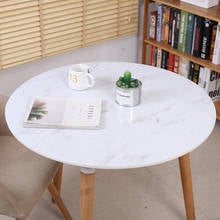 2021 Marble Round Tablecloth Transparent Soft Glass Table Mat PVC Luxury  Living Room Picnic Table Cloth Cover Crystal Board Mat 2024 - buy cheap