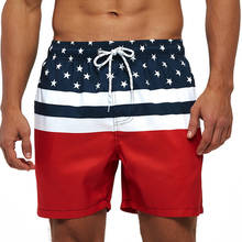 Mens Beach Shorts Summer Casual Swim Surf Shorts Drawstring Built-in with Lining Men's Swim Trunks Quick Dry Shorts with Pockets 2024 - buy cheap