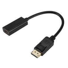 Conversor de cabo dp para hdmi, 4k x 2k, porta de exibição para hdmi, adaptador de 1080p para pc, notebook, projetor 2024 - compre barato