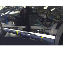 Для Toyota Highlander 2018 2019 автомобильный Стайлинг крышка боковой двери Накладка молдинга поток лампы панель бампер молдинги для капота 4 шт 2024 - купить недорого