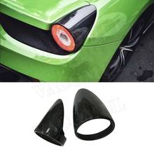 Car Carbon Fiber Rear Trunk TailLight Trim Cap Covers For Ferrari 458 2011-2014 FRP Lamp Hoods Car Accessories 2024 - buy cheap