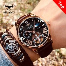 AILANG-Reloj de calidad Tourbillon para hombre, automático, diésel suizo, luminoso, resistente al agua, mecánico, Steampunk 2024 - compra barato