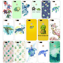 370FG Green Blue Turtle Animal Soft Silicone Tpu Cover phone Case for xiaomi redmi mi 8 A1 A2 lite 2024 - buy cheap