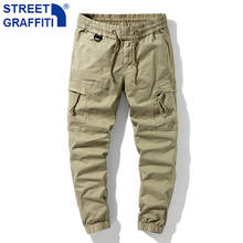 Pantalones de camuflaje tácticos para hombre, algodón, múltiples bolsillos, Hip-Hop, transpirables, moda urbana, novedad 2024 - compra barato