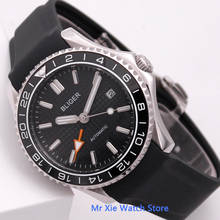 Bliger-relógio mecânico masculino, modelo preto, luminoso, à prova d'água, calendário militar 2024 - compre barato