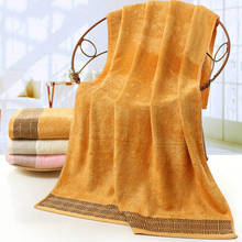 Toalla de baño grande de fibra de bambú para niños y adultos, toalla de playa de secado rápido superabsorbente, 70x140cm 2024 - compra barato