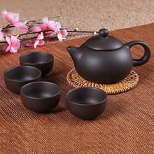 150ml Zisha Kung Fu Tea Set Yixing Teapot Handmade Tea Pot Cup SetCeramic Chinese Tea Ceremony 4 Cups Set 25ml 2024 - buy cheap