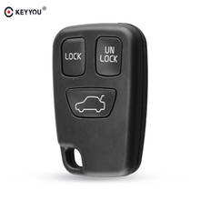 KEYYOU For VOLVO S70 V70 C70 S40 V40 S40 S60 S80 V40 XC90 XC70 Replacement Remote Car Key Shell Fob 3 Buttons Auto Key Case 2024 - compre barato