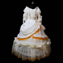 Disfraces Vintage blancos, vestido victoriano de la recreación del Teatro de la Guerra Civil, de la recreación medieval del Renacimiento, del 18 ° modelo, nuevo, D-358 2024 - compra barato