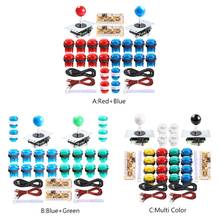 DIY Arcade Game Control Board Kit 2 Players Joystick Game Kit with 20 LED Button 2024 - buy cheap
